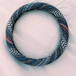 NWOT Tribal Print Steering Wheel Cover